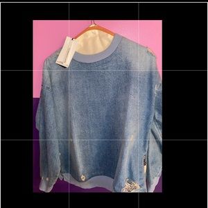 Zara oversized denim wear